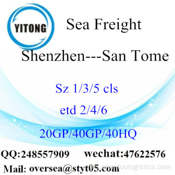 Shenzhen Port Sea Freight Penghantaran Untuk San Tome